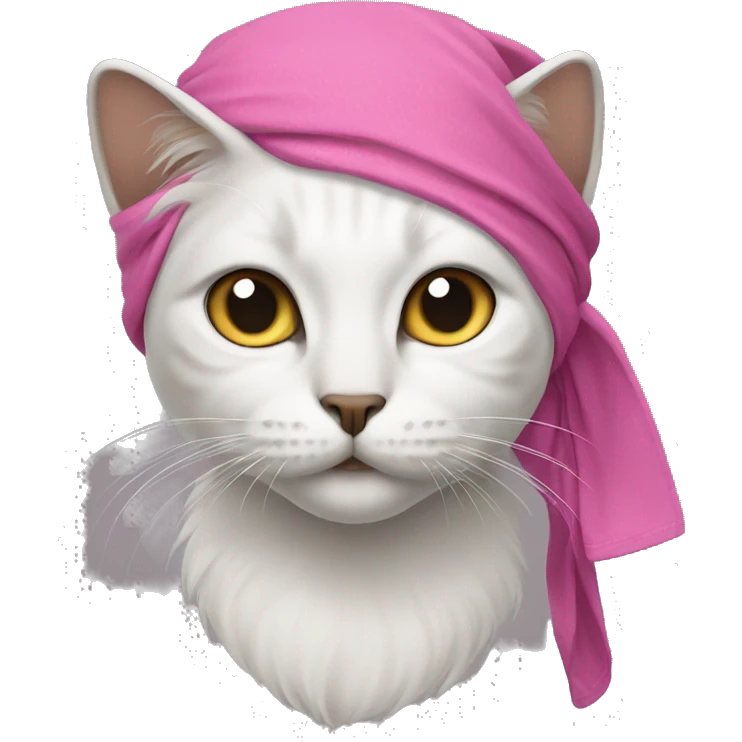 Cat wearing a durag  emoji