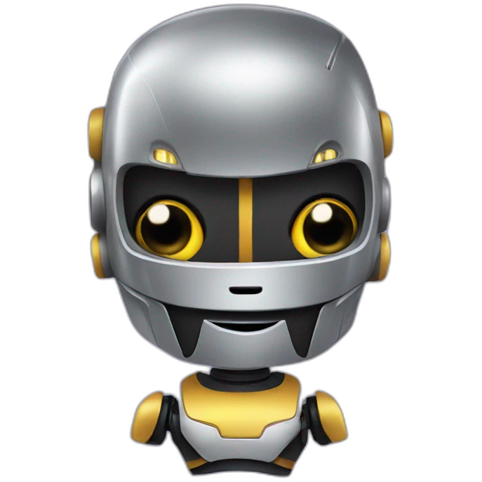 Robot popstar emoji