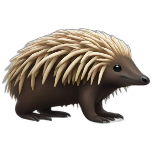 realistic full body echidna emoji