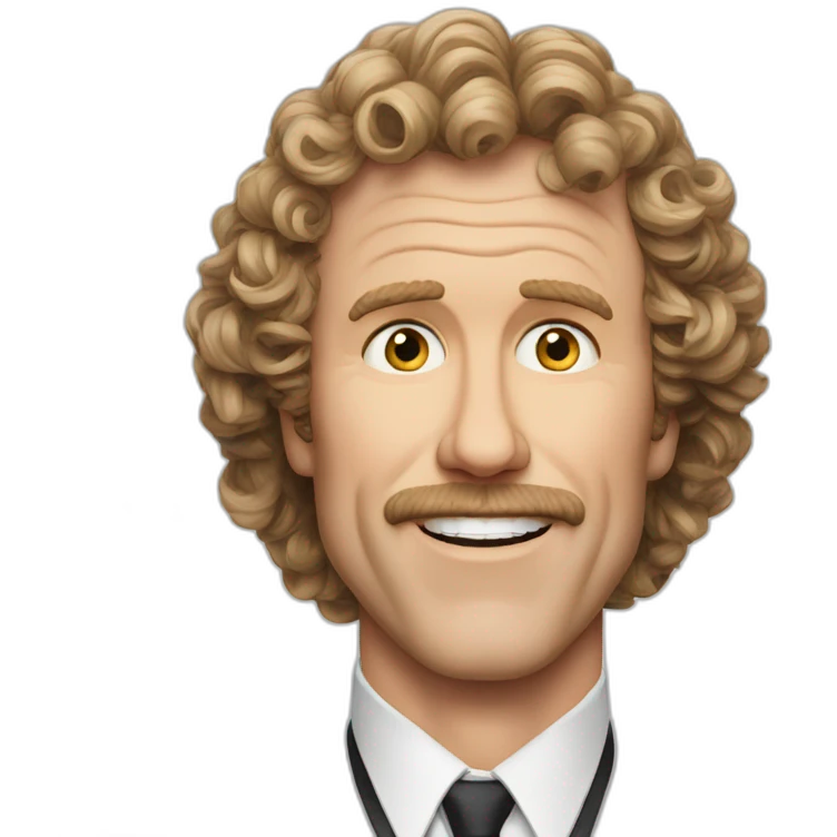 will ferrel realistic eurovision emoji