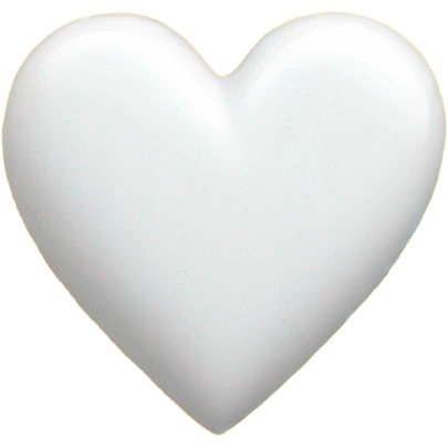 White heart with yellow sparkles emoji
