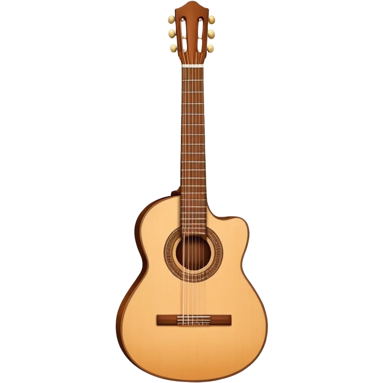 Classical guitar emoji