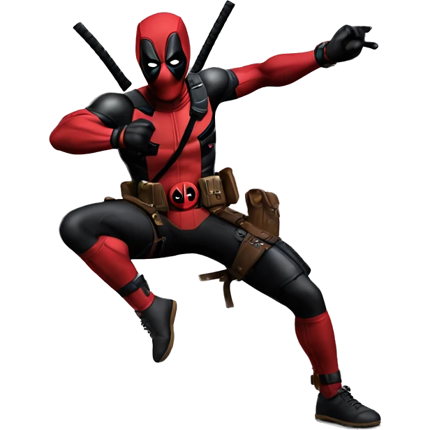 Deadpool dancing emoji