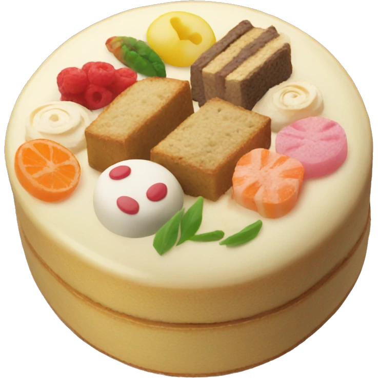Bento cake  emoji