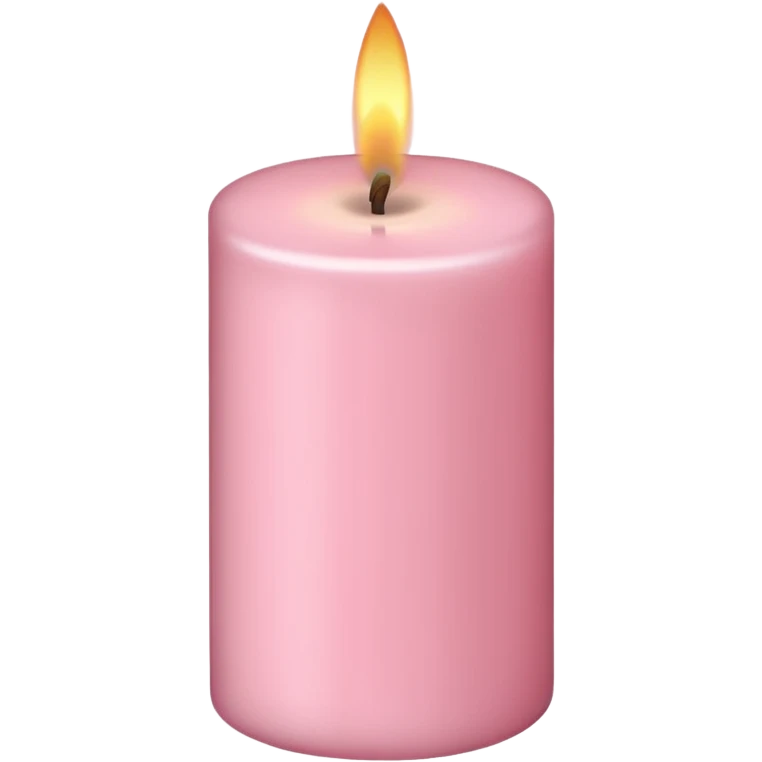 light pink candle  emoji