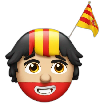 puigdemont bandera de españa emoji