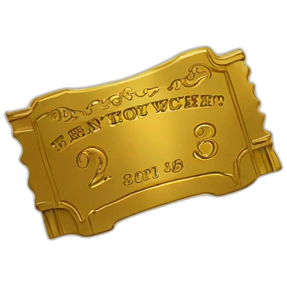 golden ticket emoji