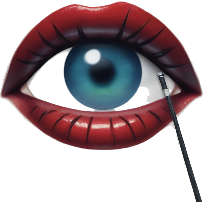 Golfing in Harley Quinn style, oil paint, mysterious eyes, intricate lips, masterpiece portrait, odd perspective, beautiful, desirable, logical emoji