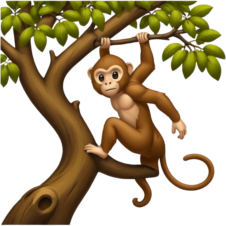 monkey climbing emoji