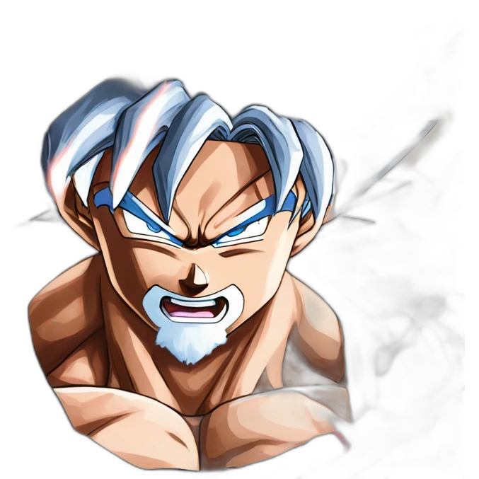Goku ultra instinct kamehameha emoji