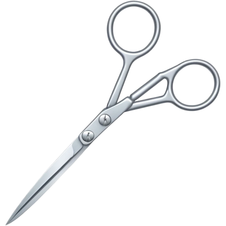 scissors with a lace ornament nearby emoji