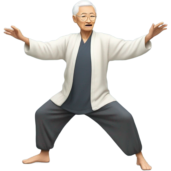 Senior tai chi emoji