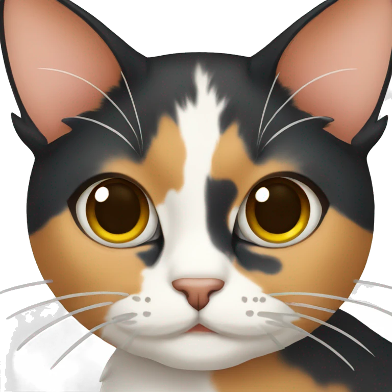 Calico cat emoji