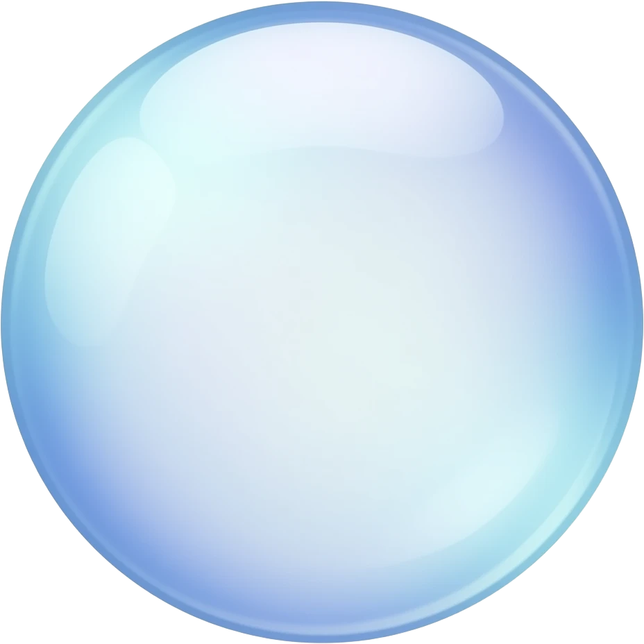 Realistic Bubbles emoji