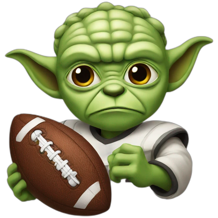 football yoda emoji