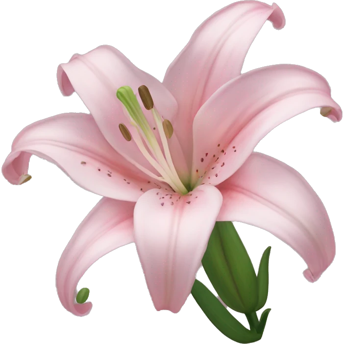 light pink lilium emoji