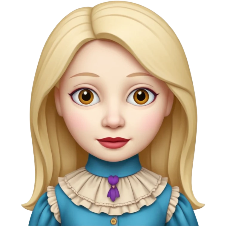Icon for Puppet Theater: a girl puppet body with puppet face emoji