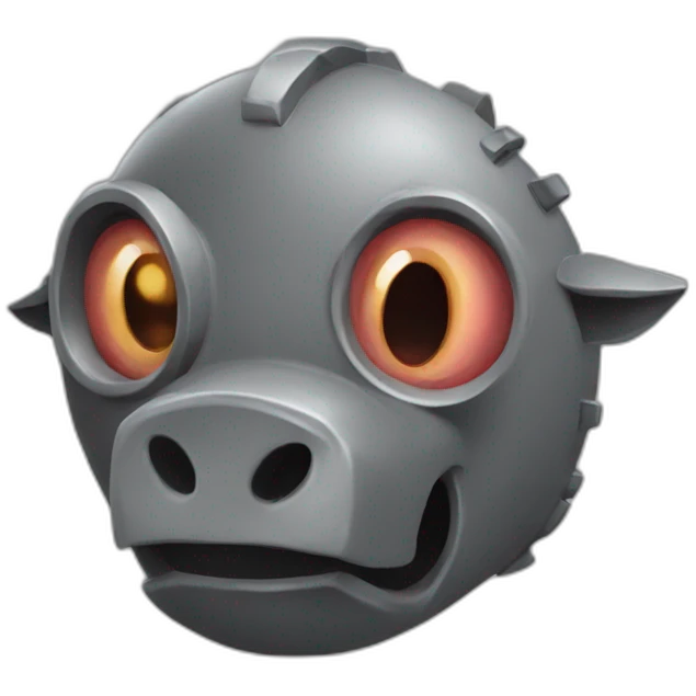 Iron pig emoji