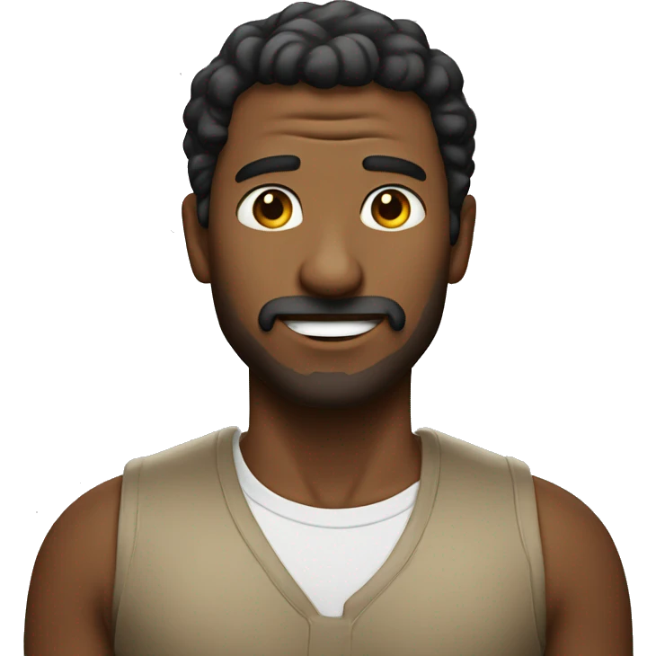 Man with boobs emoji