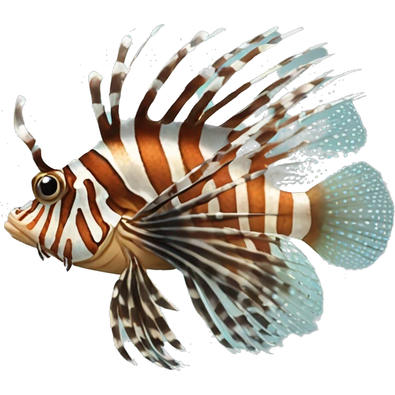 lionfish with spectacles and moustache emoji