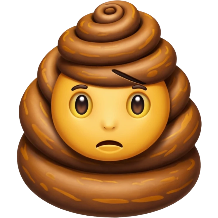 A turd emoji