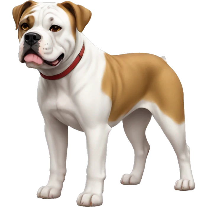 American Bulldog Dog Breed Full Body emoji