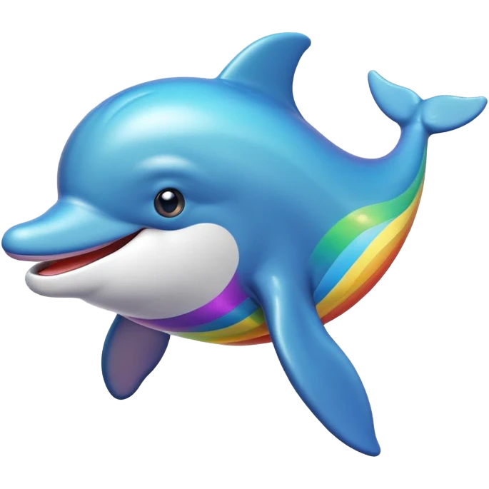 A gay dolphin  emoji