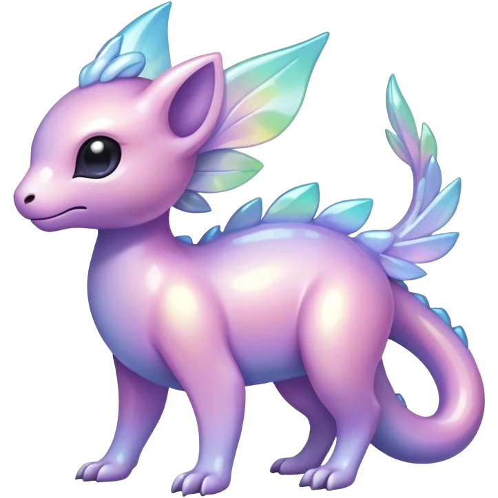  Iridescent pale pastel fakemon-creature  emoji