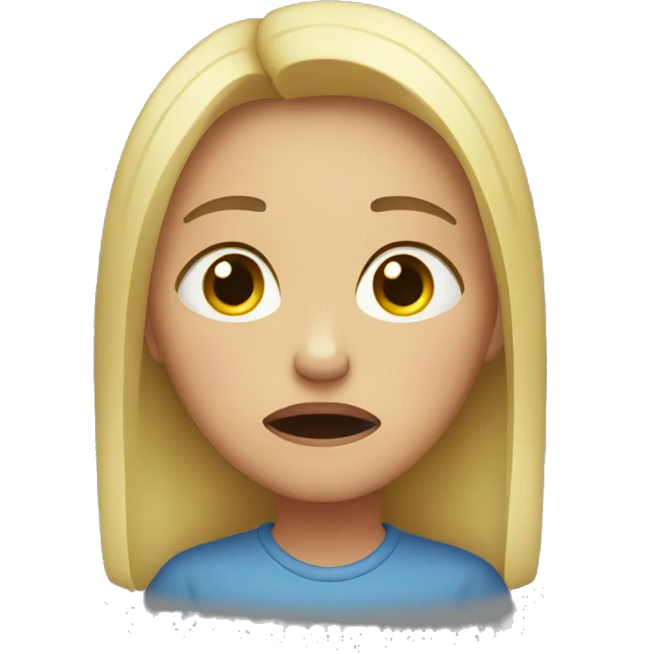 Woman crying emoji