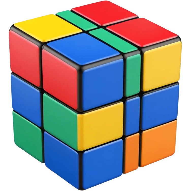 Rubiks cube emoji