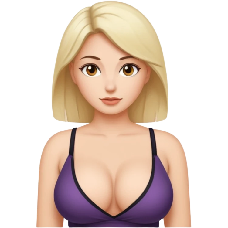 👱‍♀️visible big boobs emoji
