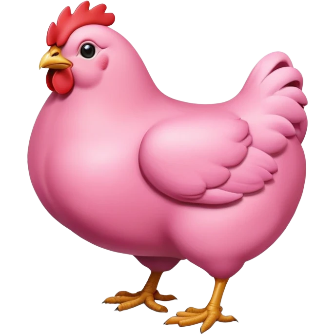 Chicken butt emoji