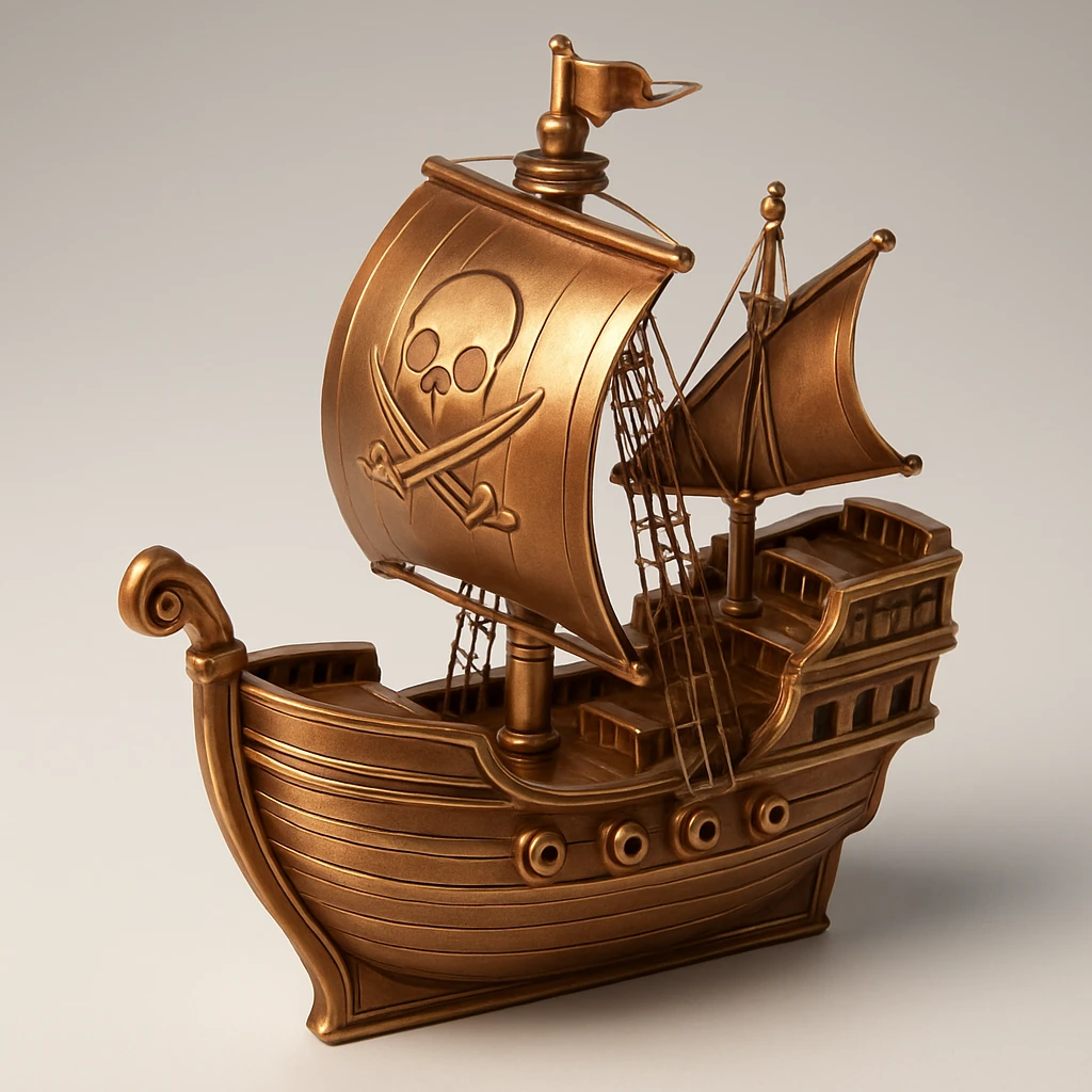 pirate ship emoji