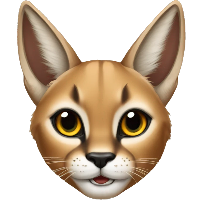 Happy caracal emoji