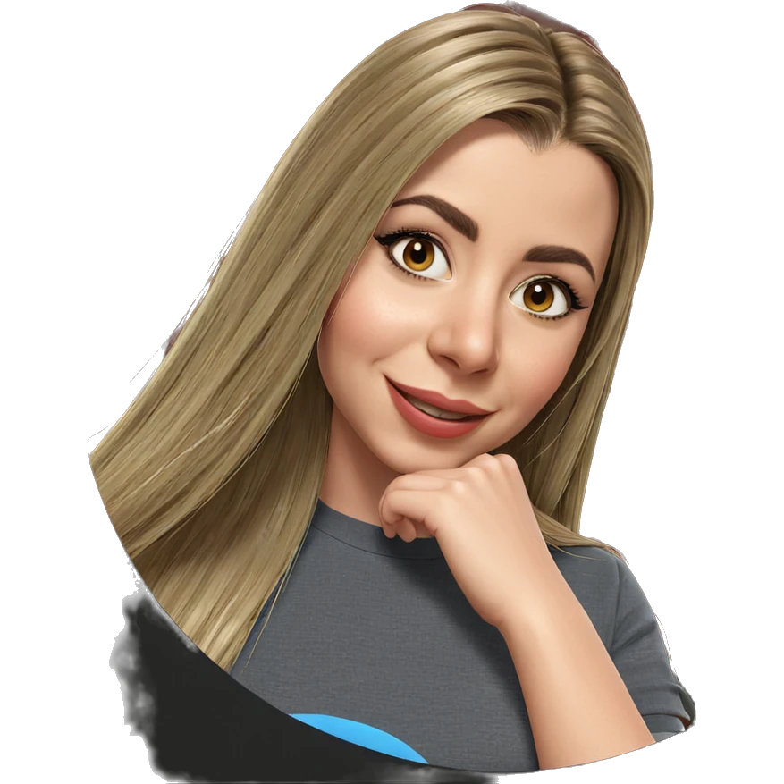 smiling girl with long hair emoji