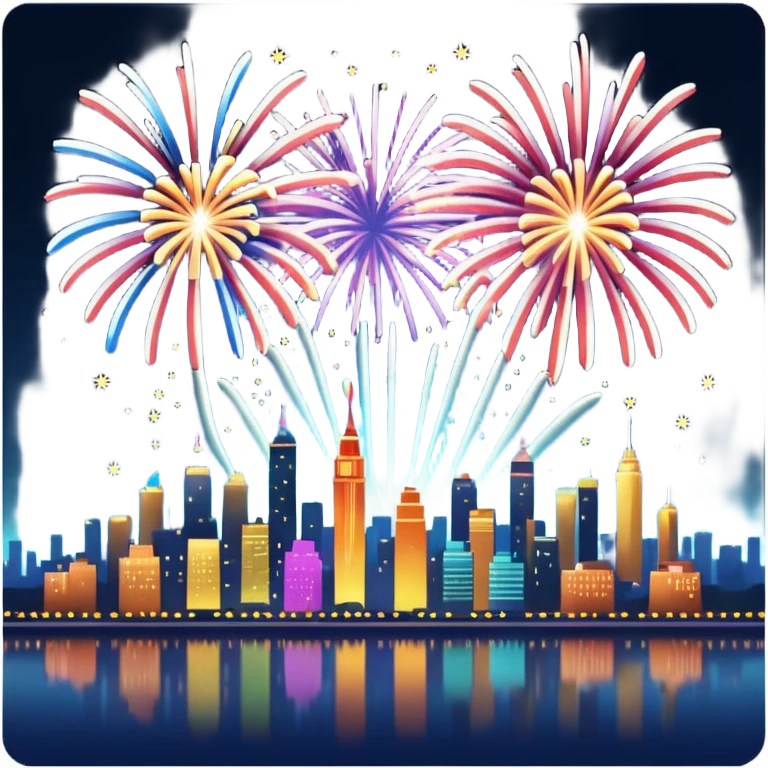 Night City Fireworks emoji