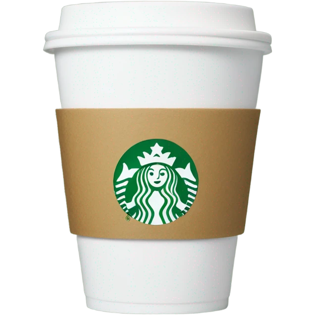 Starbucks cup I emoji
