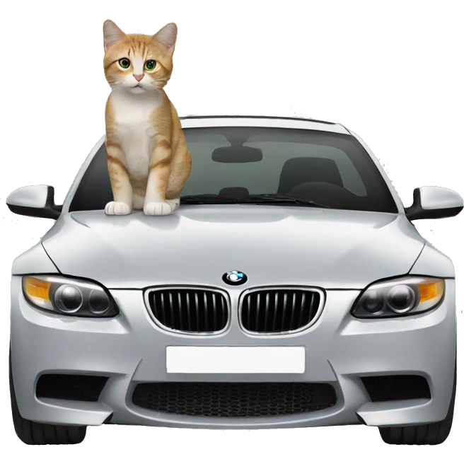 bmw in cat emoji