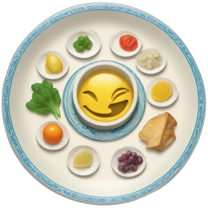 Seder plate emoji