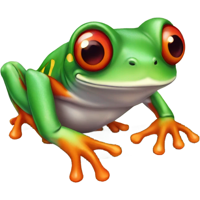 Red eyed tree frog emoji