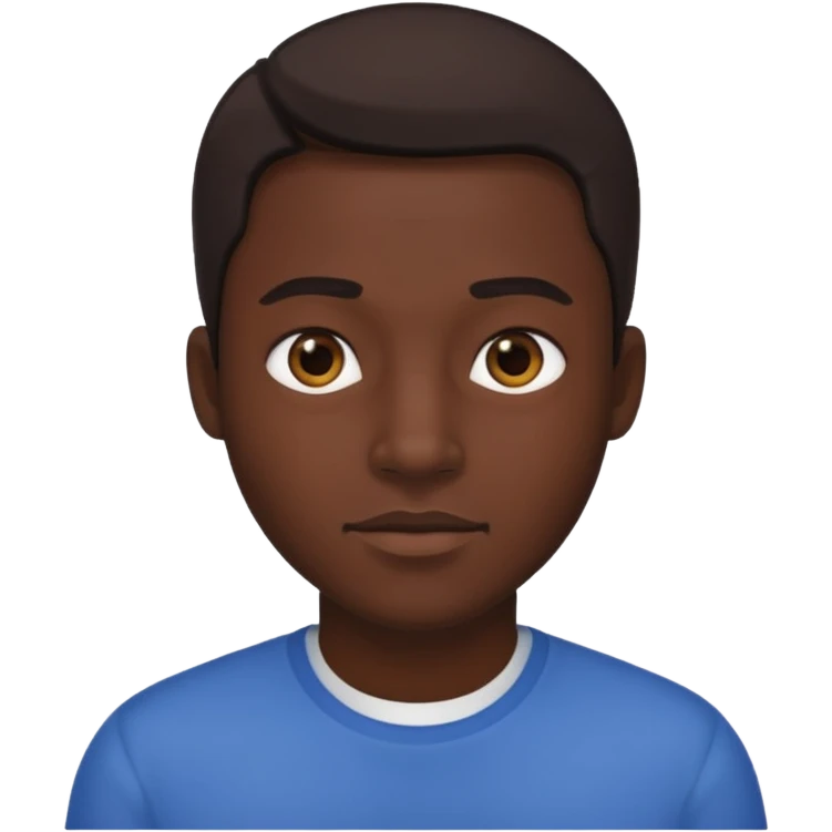 Make him black  emoji