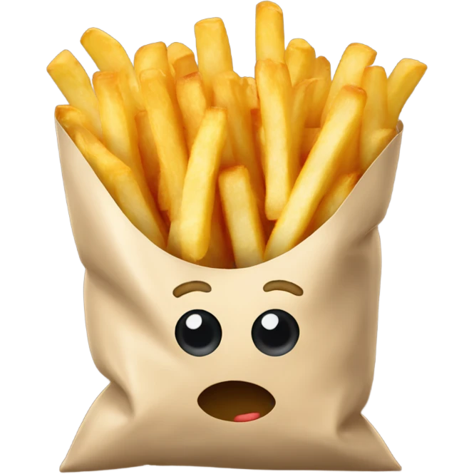 Fries in the bag emoji