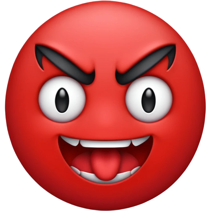 😈plus this emoji 👅 but make it like evil emoji