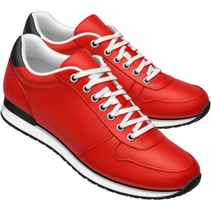 red sport shoue emoji