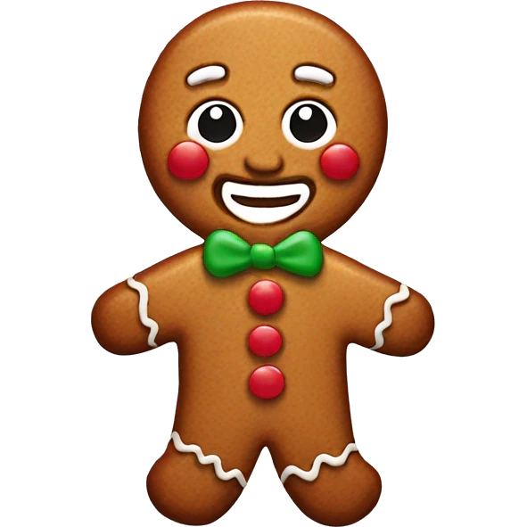 Gingerbread man  emoji