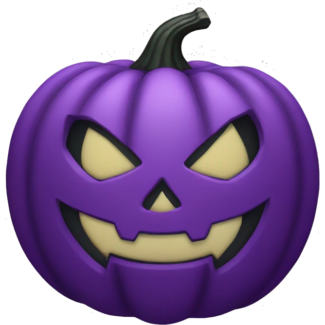Purple jack o lantern  emoji