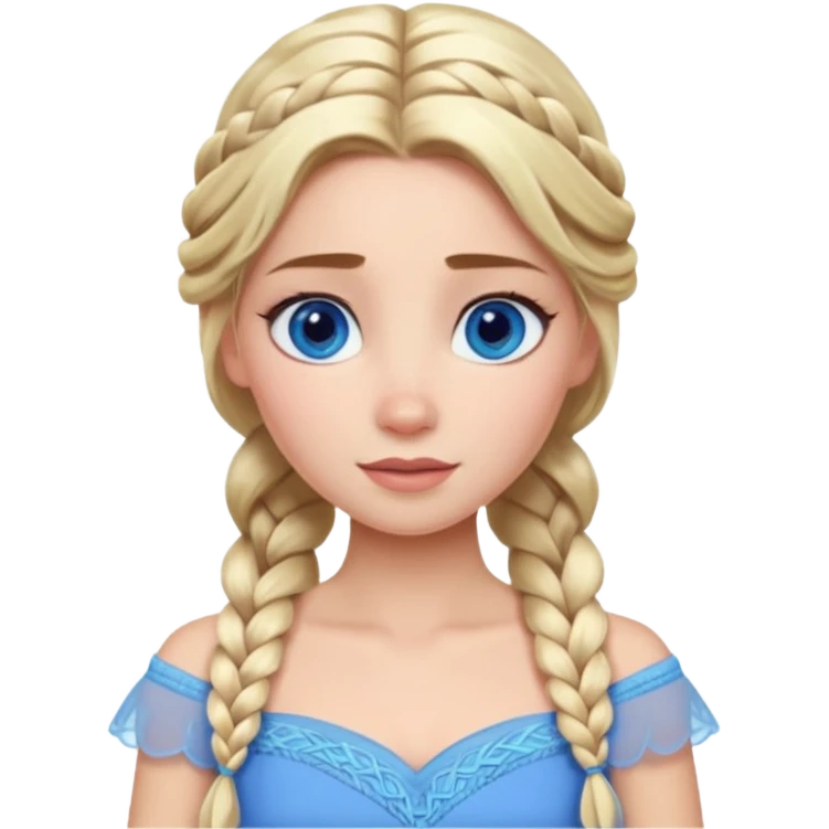 elsa frozen emoji
