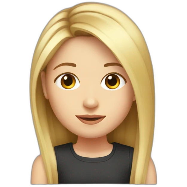 Elon Musk as a girl emoji
