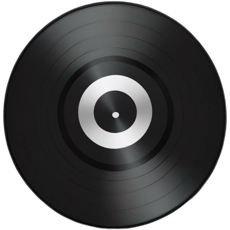 A vinyl emoji