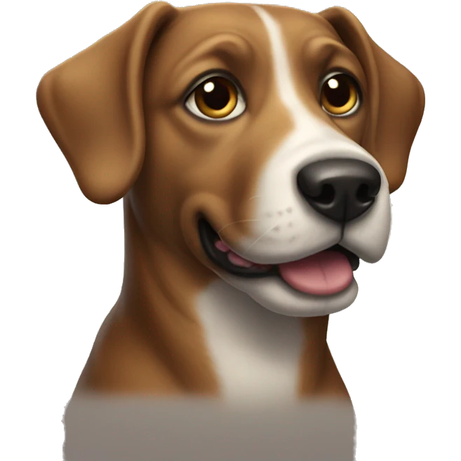 The apple dog emoji